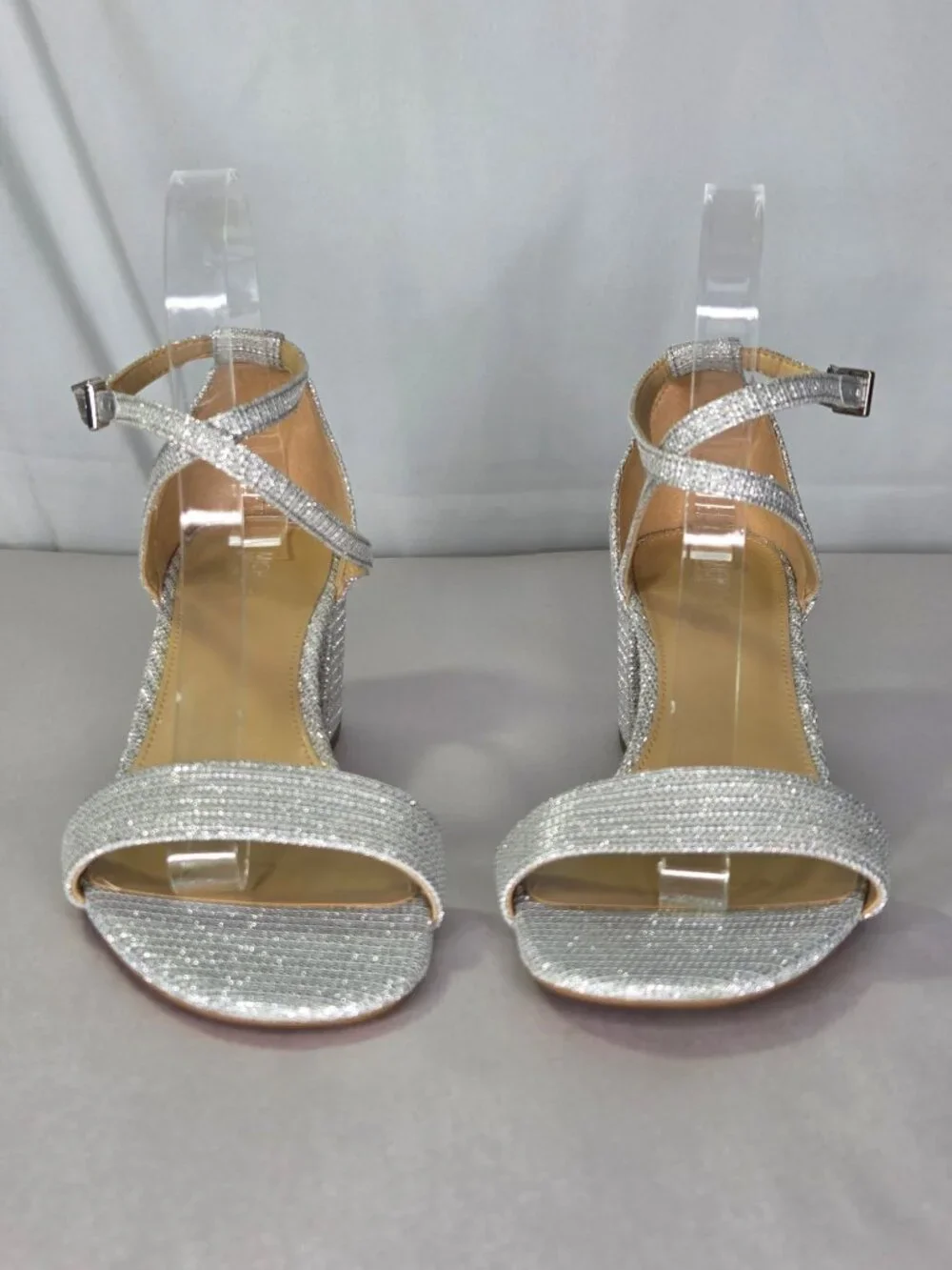 Michael Michael Kors Serena Flex Ankle Strap High Heel Sandals, Size: 7.5